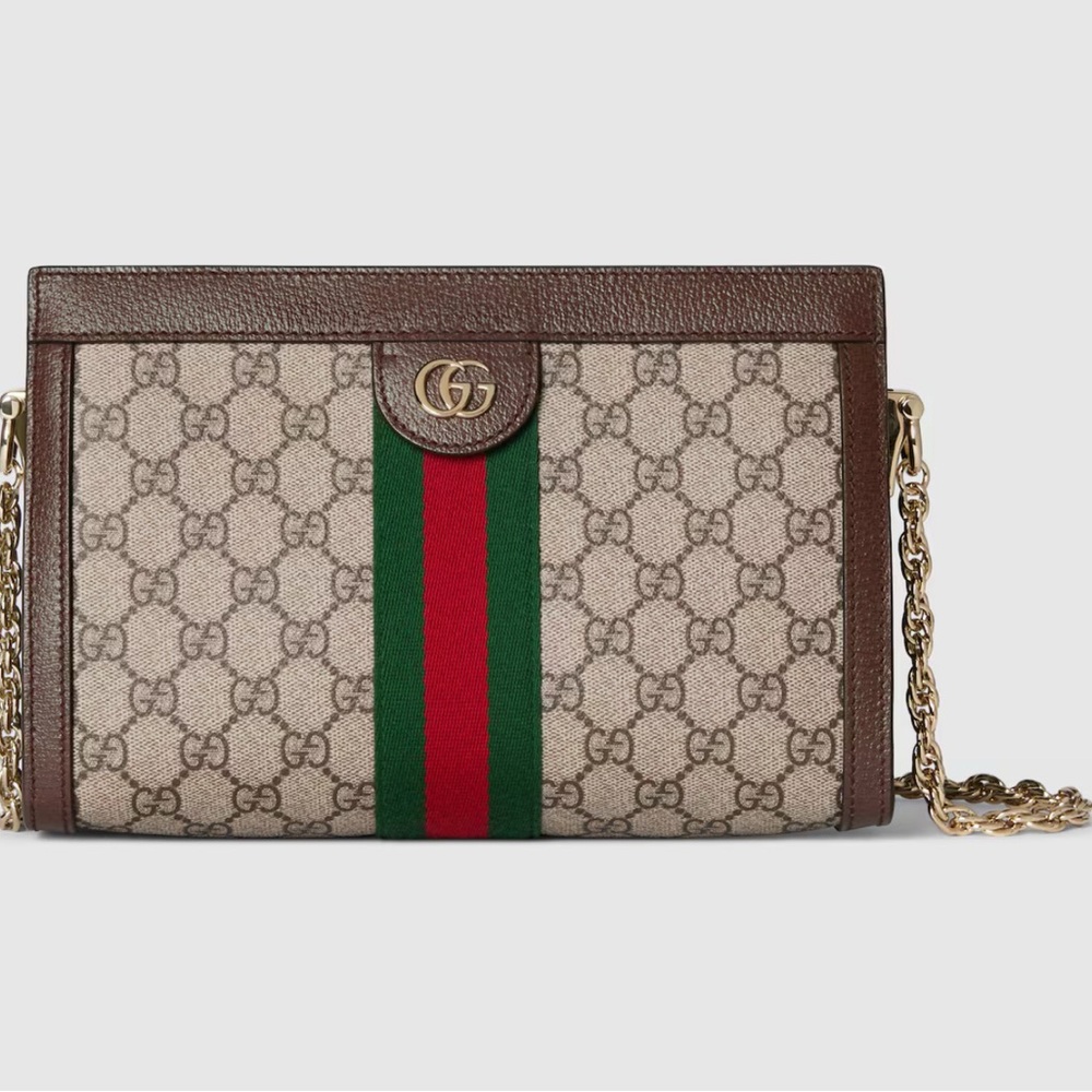 Gucci Beige and Brown Crossbody Bag